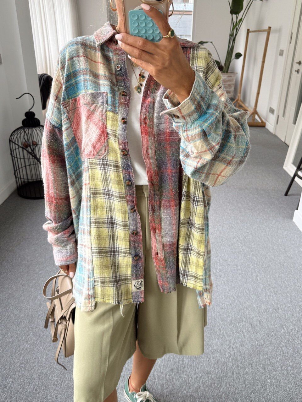 SARI EKOSELİ ODUNCU İTHAL GÖMLEK