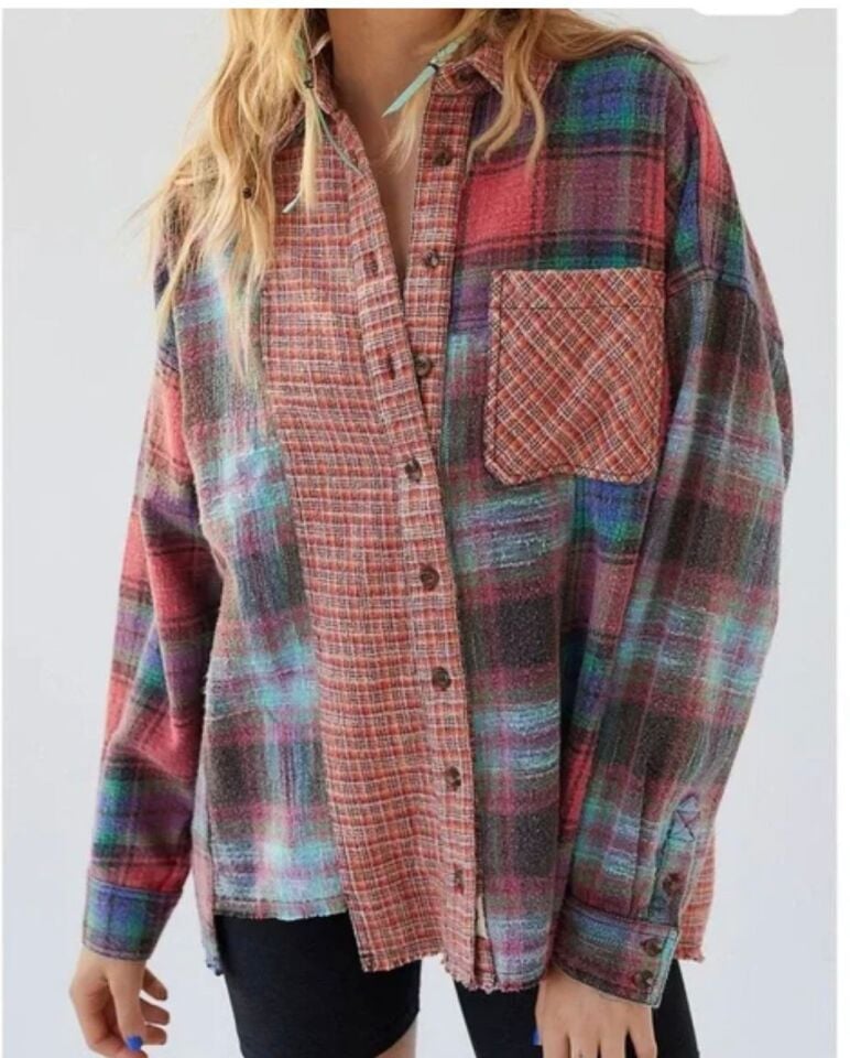 TURKUAZ EKOSELİ ODUNCU İTHAL GÖMLEK