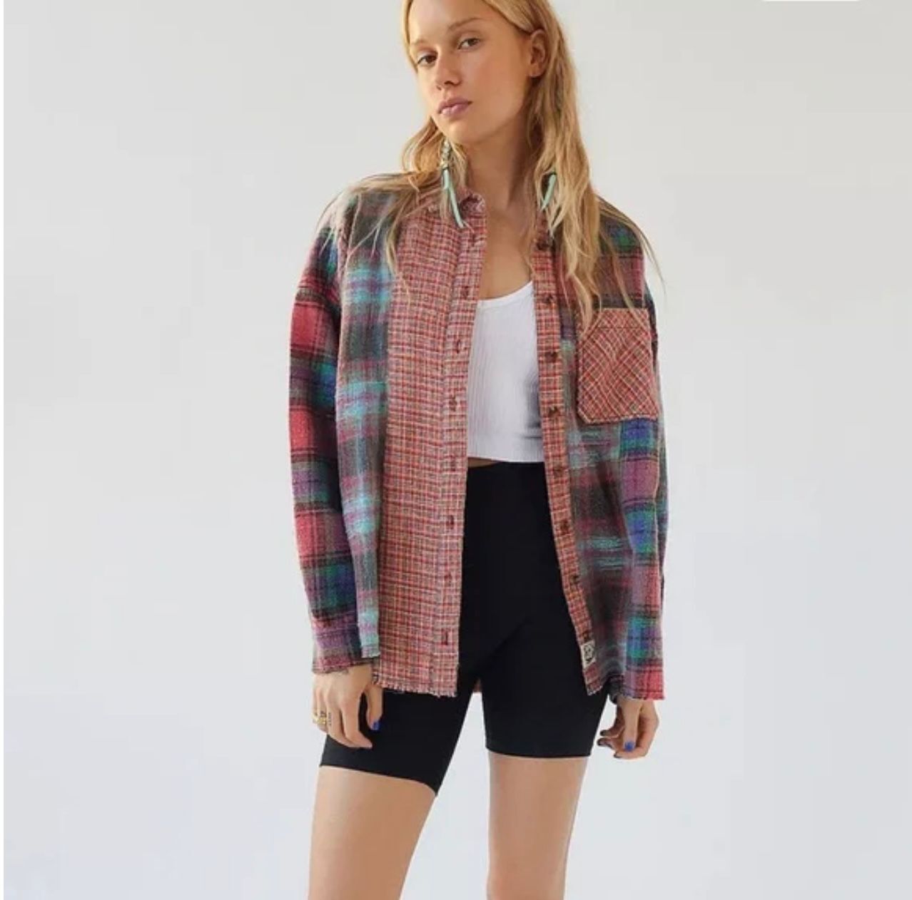 TURKUAZ EKOSELİ ODUNCU İTHAL GÖMLEK