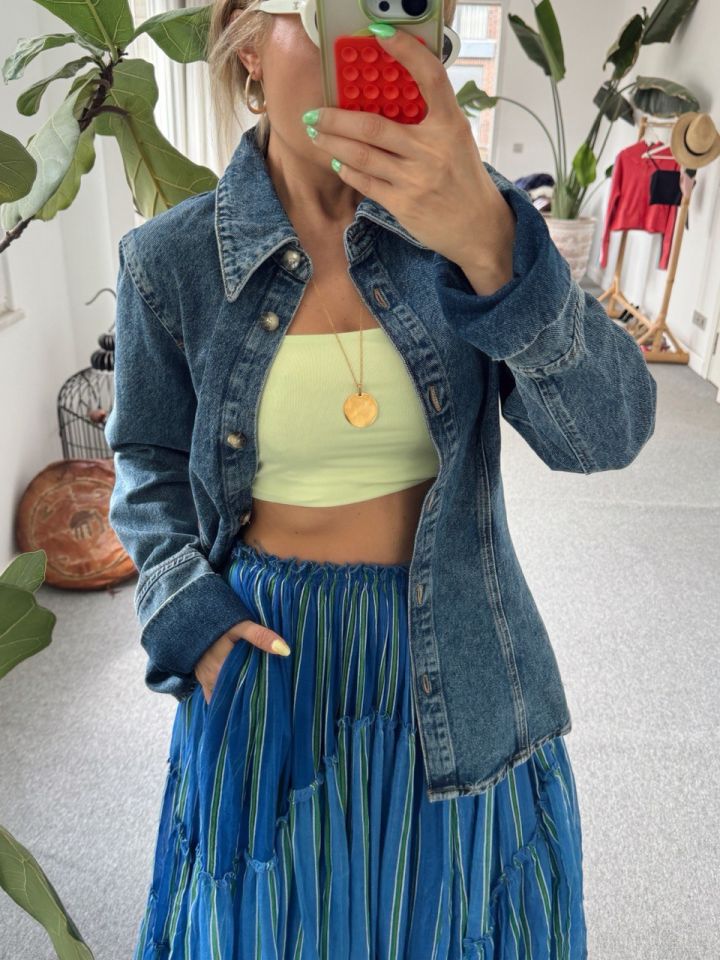 NEON YEŞİL ASKILI TOP