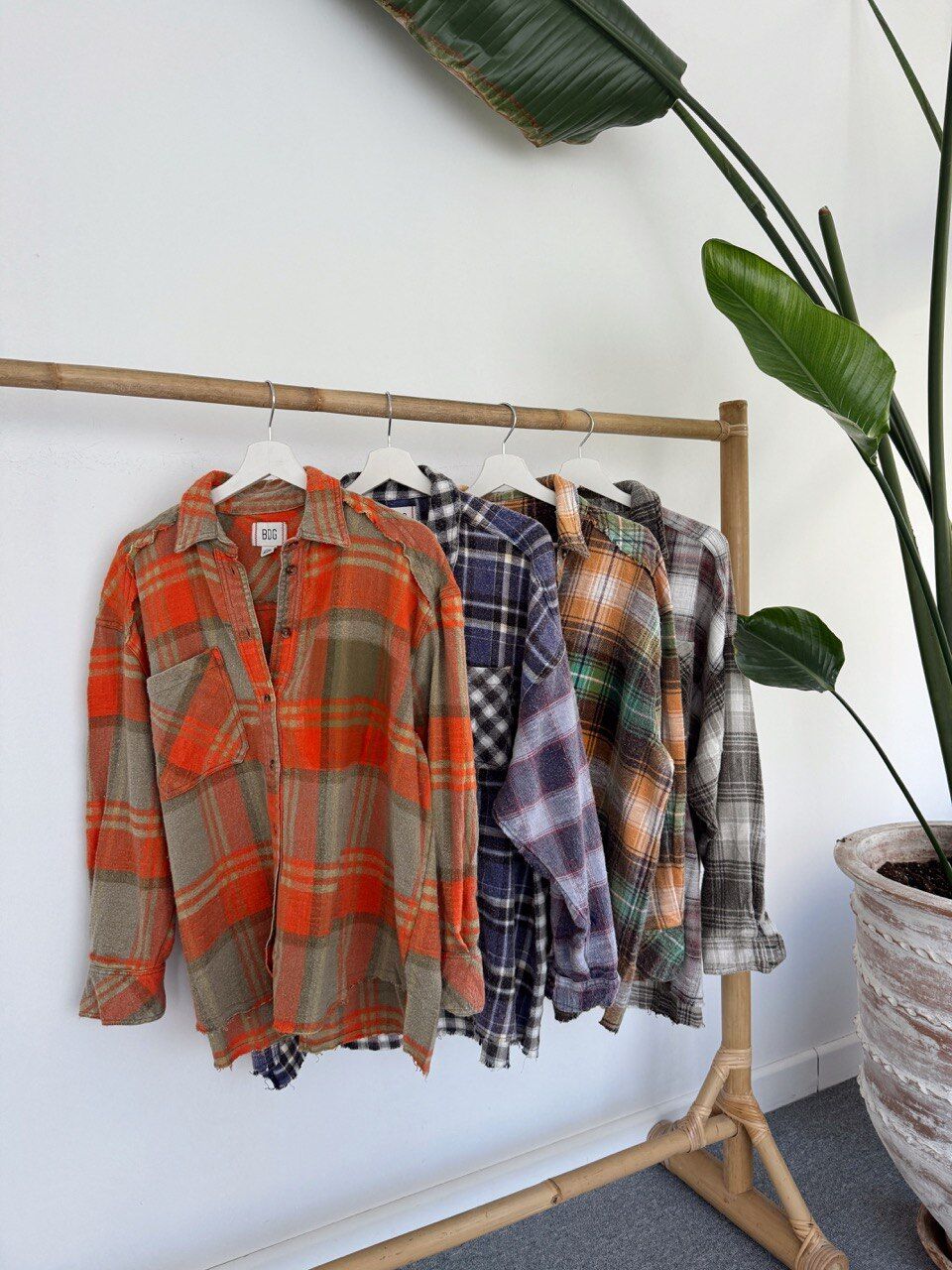 TURUNCU EKOSELİ ODUNCU İTHAL GÖMLEK