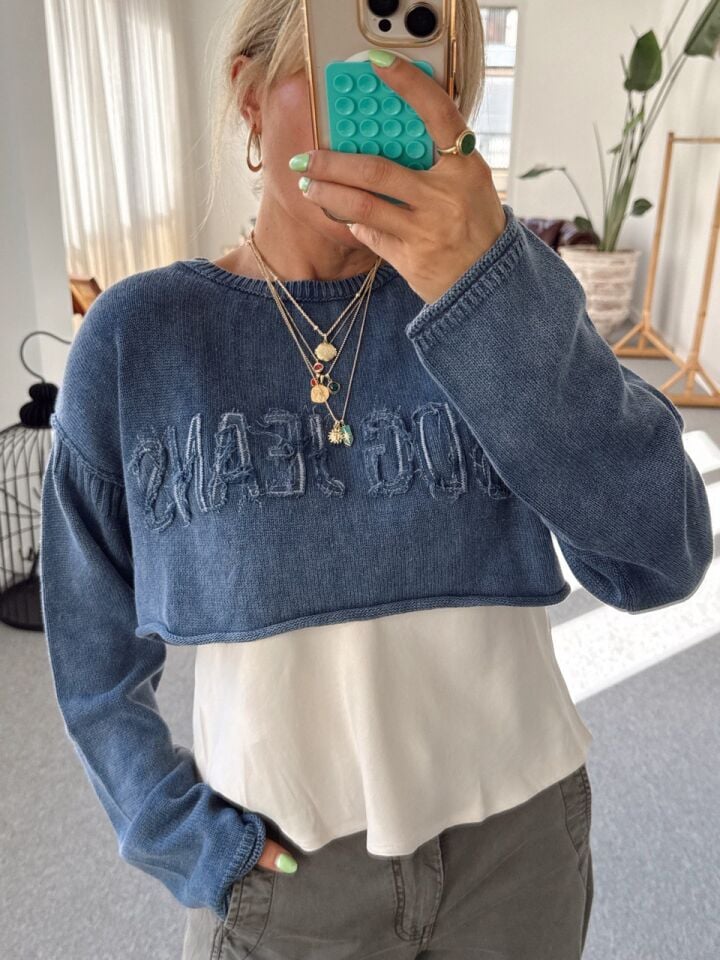 İNDİGO CROP TRİKO