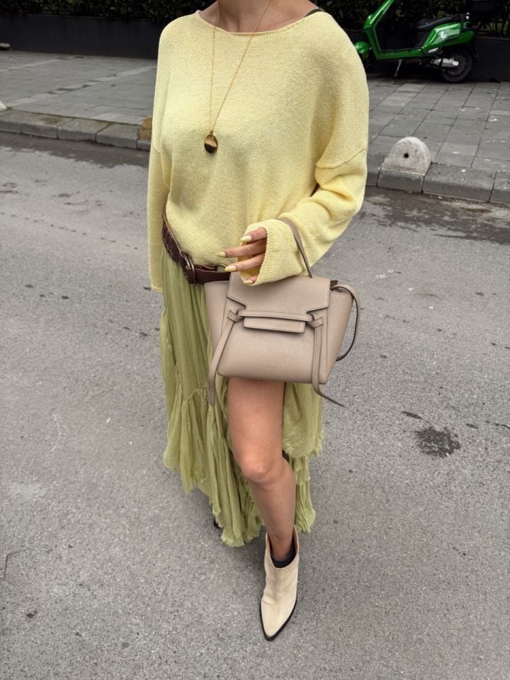 SARI MERSERİZE TRİKO