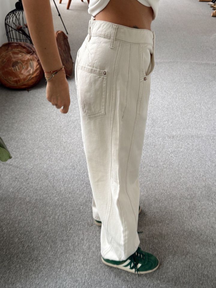 AÇIK RENK BARREL JEAN