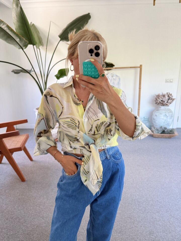 HAWAİİ DESENLİ GÖMLEK