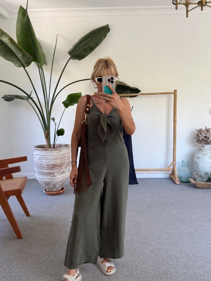 HAKİ FİYONKLU ASKILI TULUM