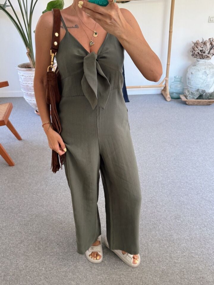 HAKİ FİYONKLU ASKILI TULUM