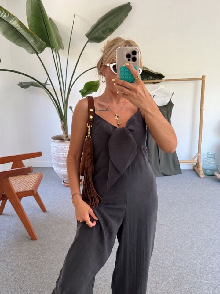 ANTRASİT FİYONKLU ASKILI TULUM