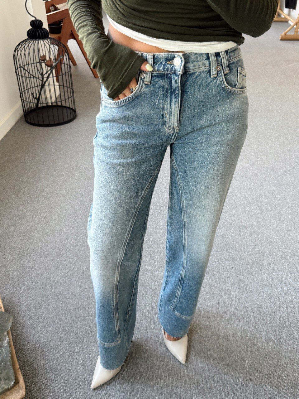 YIKAMALI PAÇA DETAY ARA BEL JEAN