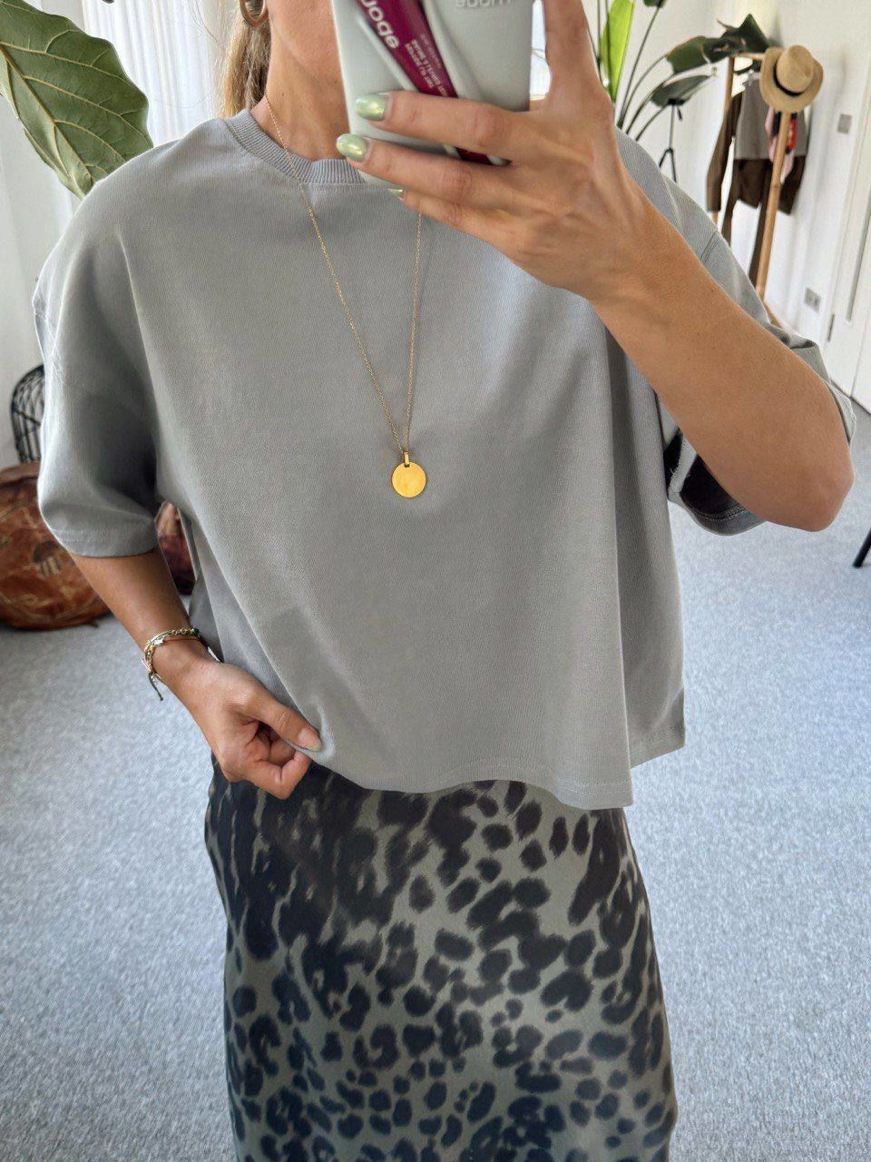 GRİ PAMUKLU BASİC TSHİRT