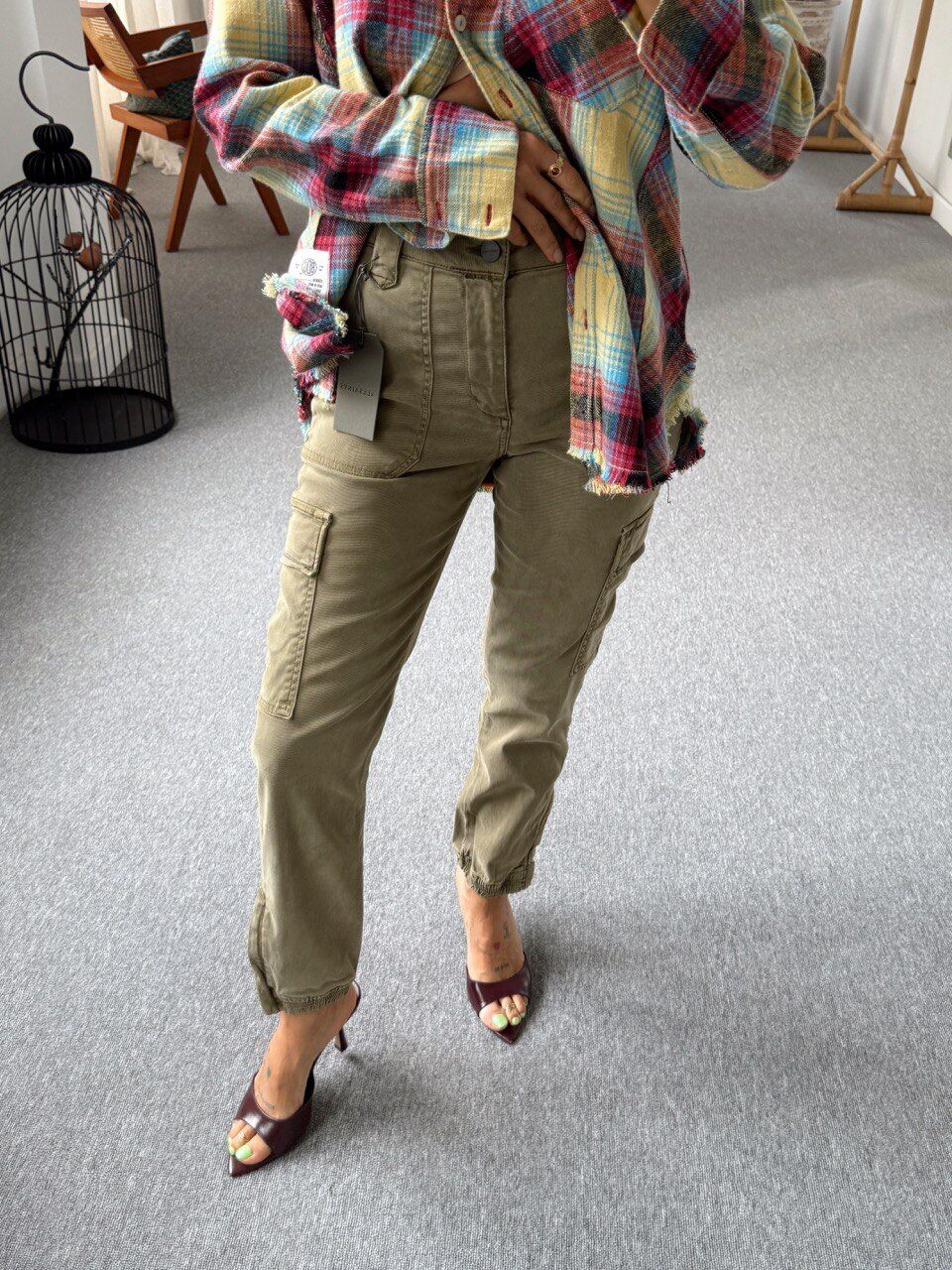 HAKİ İTHAL KARGO PANTOLON