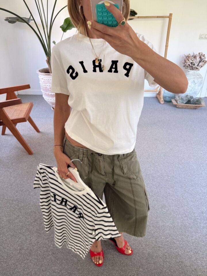 PARİS BASKILI TSHIRT