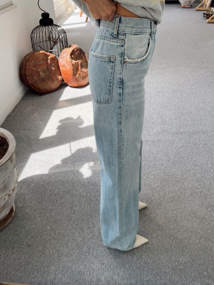 YÜKSEK BEL BAGGY JEAN