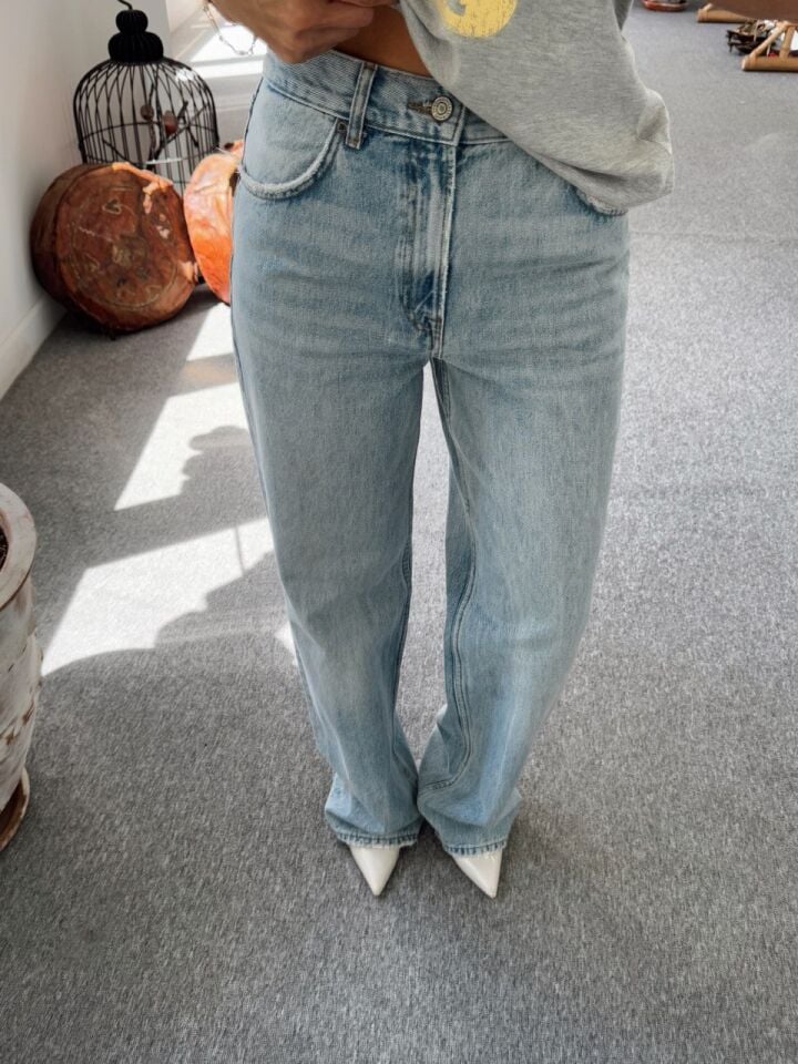 YÜKSEK BEL BAGGY JEAN