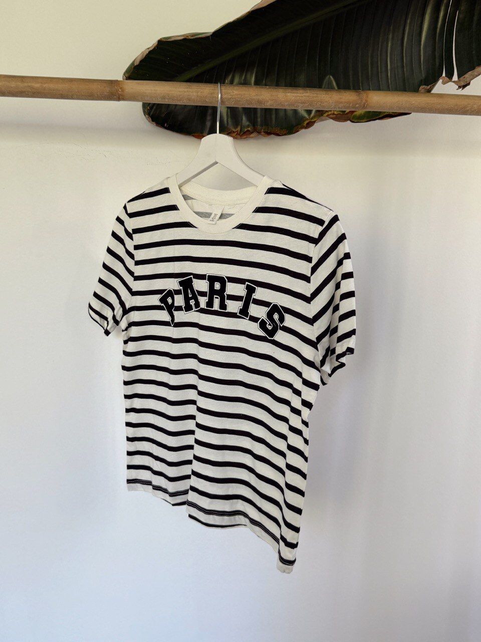 ÇİZGİLİ PARİS BASKILI TSHIRT