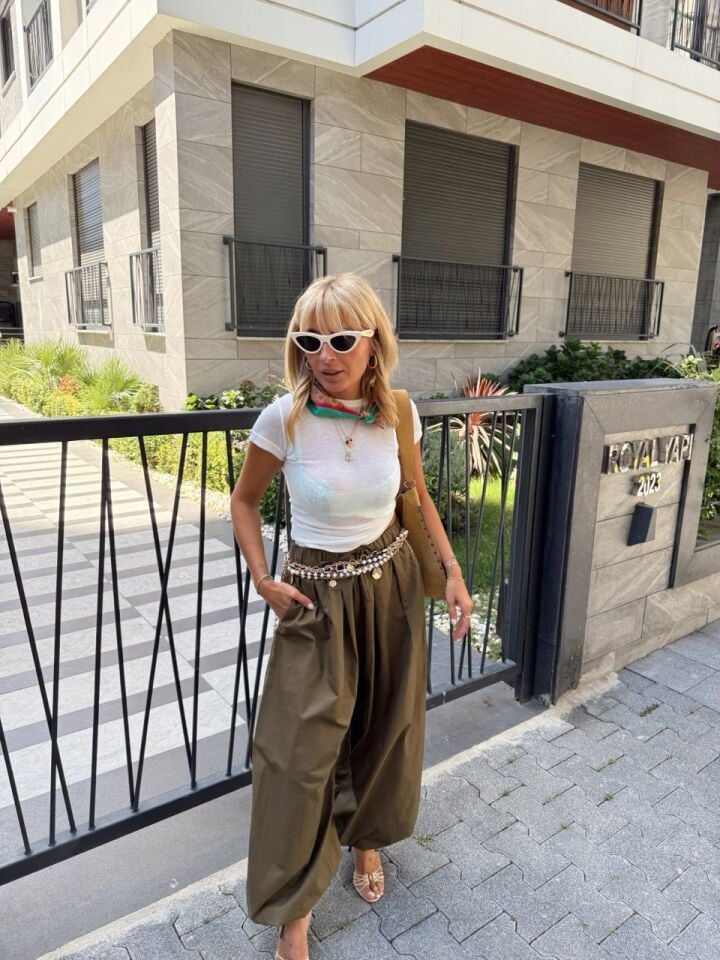 BEYAZ SONSUZ KUMAŞ BASIC TSHIRT