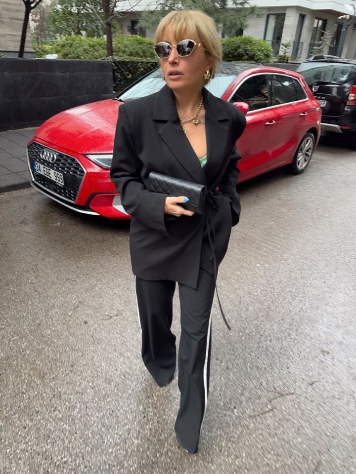 SİYAH KREP KUMAŞ  CEKET PANTOLON TAKIM