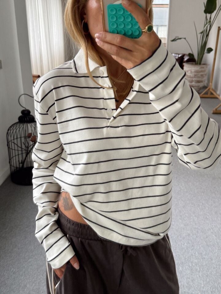 ÇİZGİLİ POLO YAKA BASIC