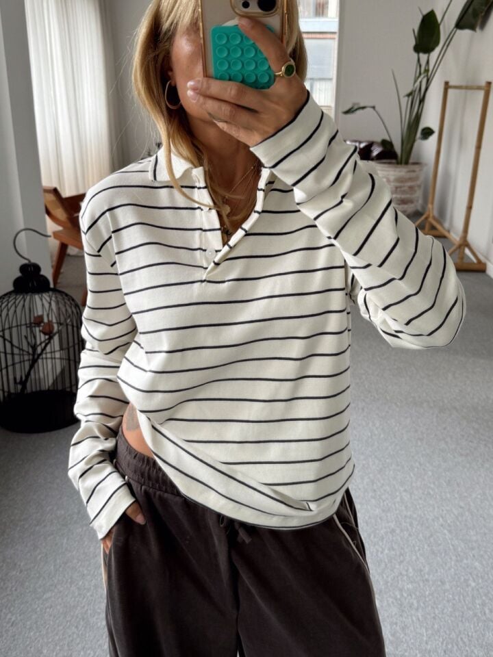 ÇİZGİLİ POLO YAKA BASIC