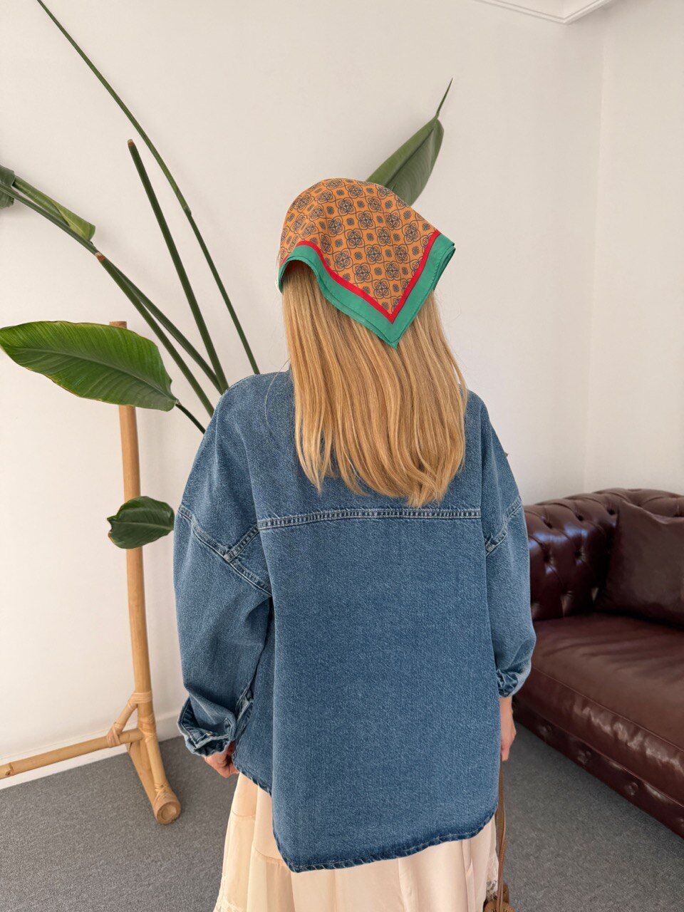 KOYU MAVİ DENIM CEKET GÖMLEK