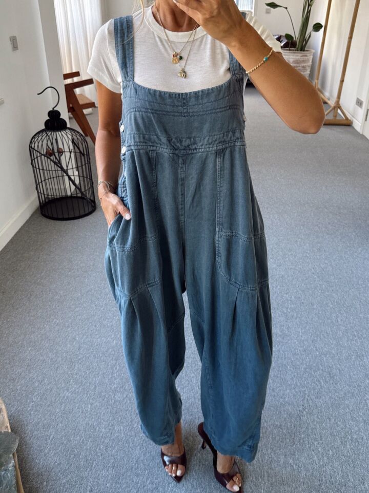 TENSEL DENIM İTHAL SALOPET