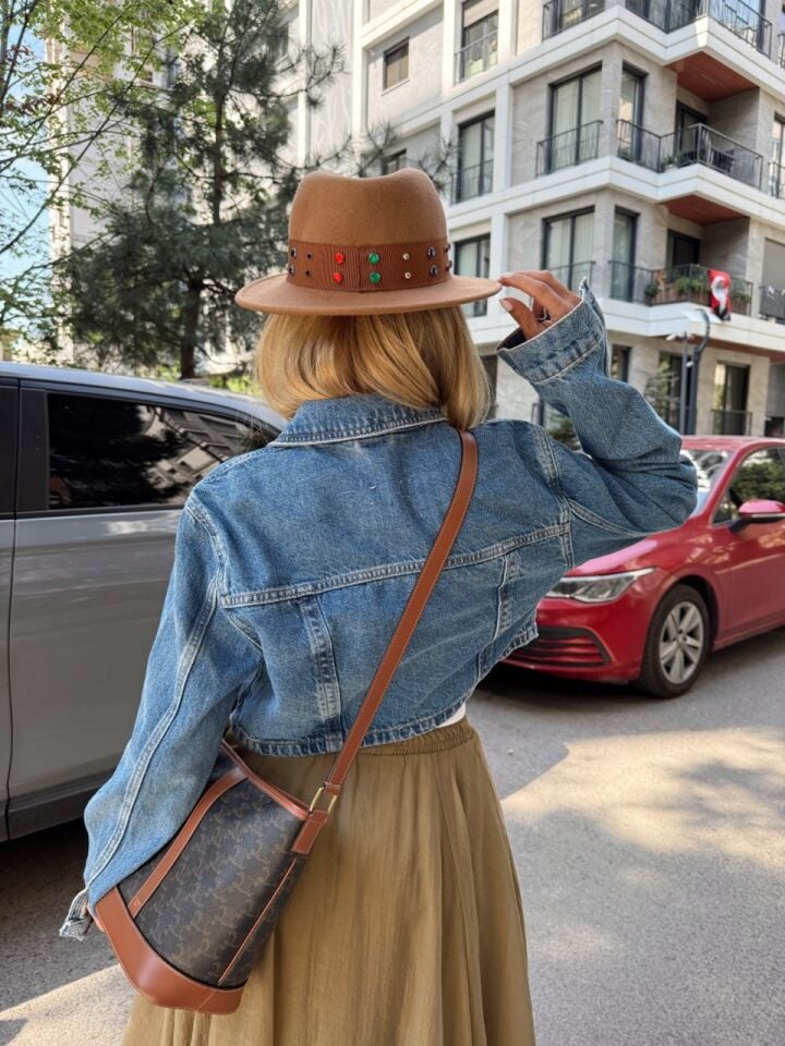 DENIM KISA CEKET
