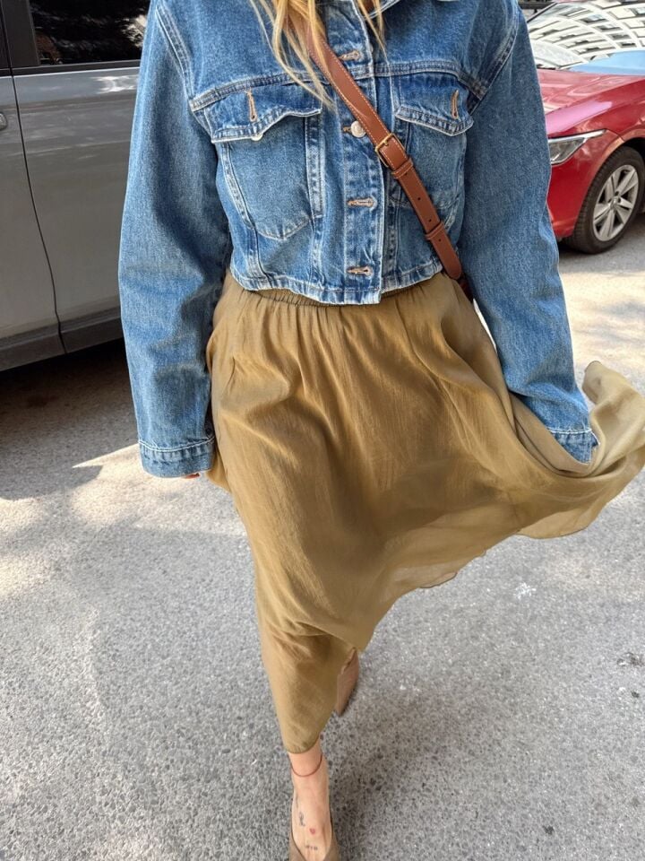 DENIM KISA CEKET