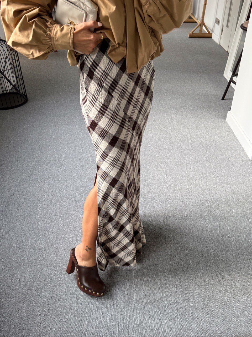 EKOSELİ YIRTMAÇ DETAY MAXI ETEK