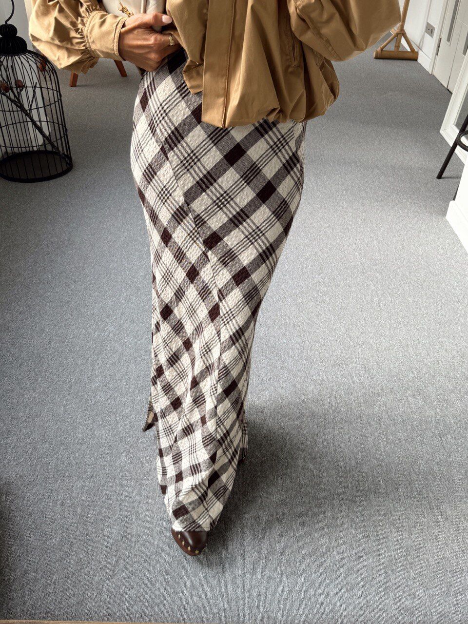 EKOSELİ YIRTMAÇ DETAY MAXI ETEK