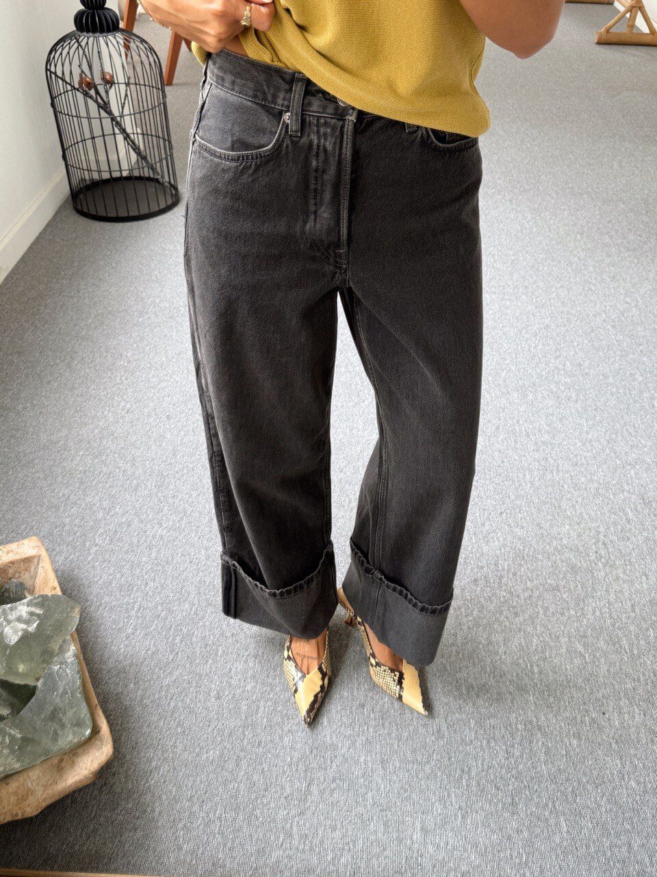 ANTRASİT DUBLE PAÇA JEAN