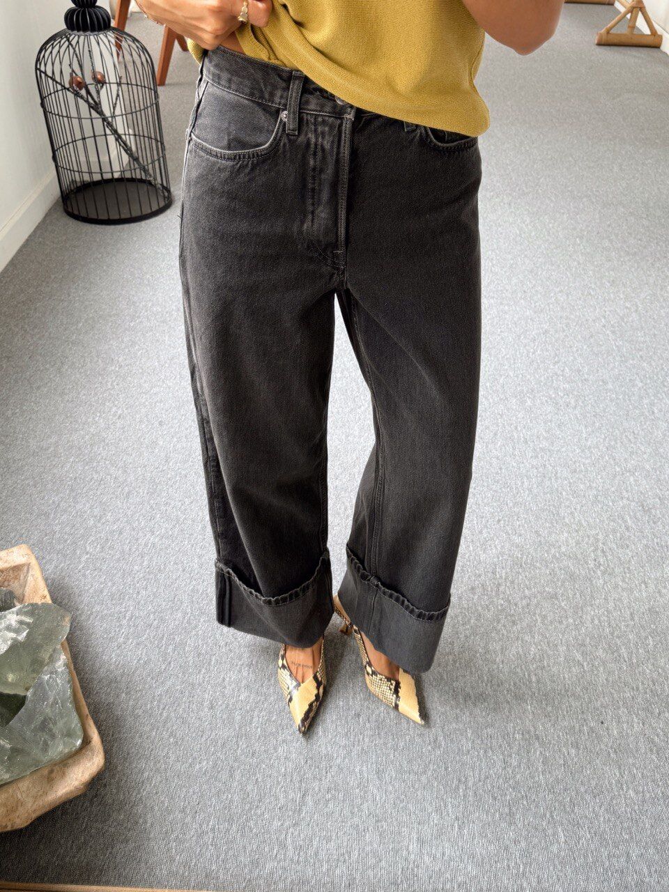 ANTRASİT DUBLE PAÇA JEAN