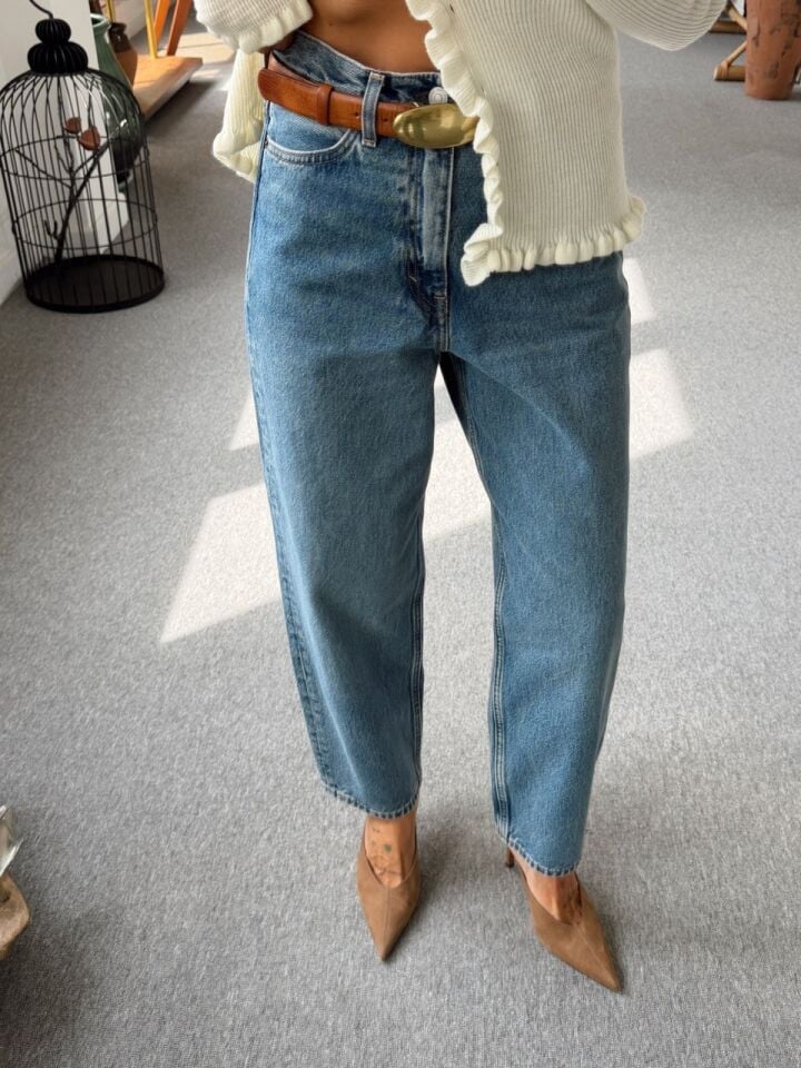 MAVİ CINCH BARREL JEAN