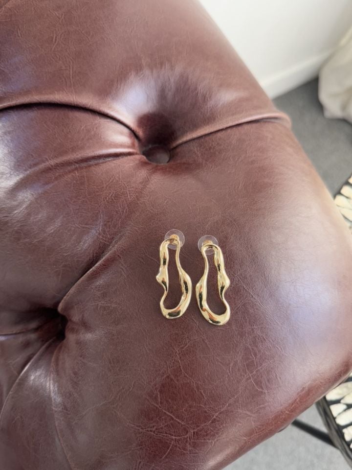 GOLD ÇELİK KÜPE